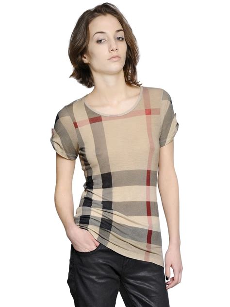 women's burberry tee shirts|burberry brit shirt women.